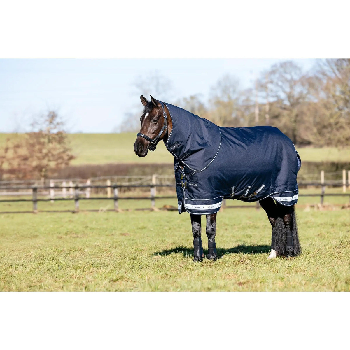 LeMieux - Weidedecke Arika Storm - Tek, 200g, schwarz - IQ Horse