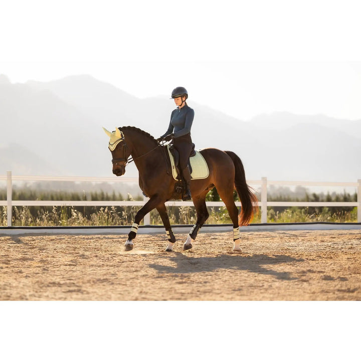 LeMieux Suede Dressurschabracke – Bambusfutter - IQ Horse