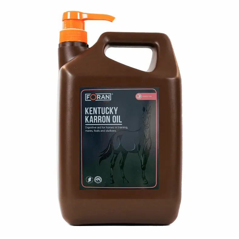Foran – Karron Oil 4,5 L Omega - 3 Öl für Pferde + Copper Max Paste gratis - IQ Horse