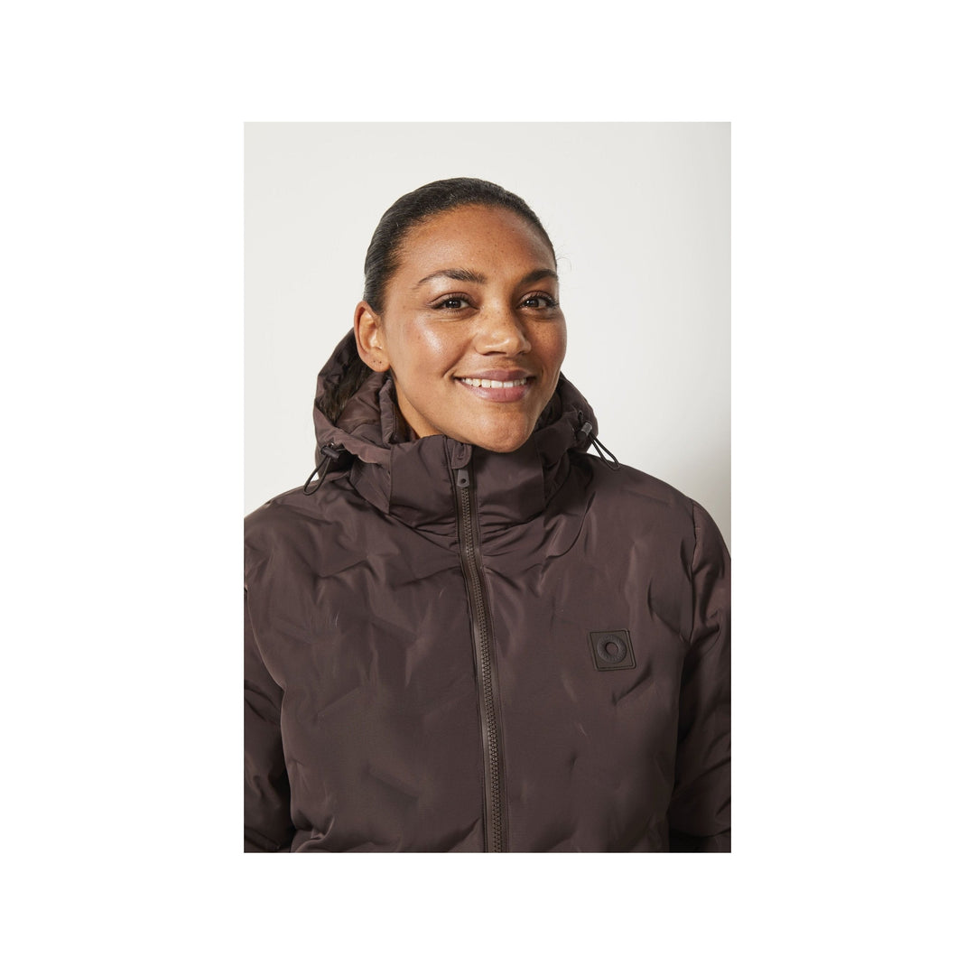 Kingsland Damen Reit-Mantel KLsidra, wasserdicht, isoliert, brown black coffee - IQ Horse