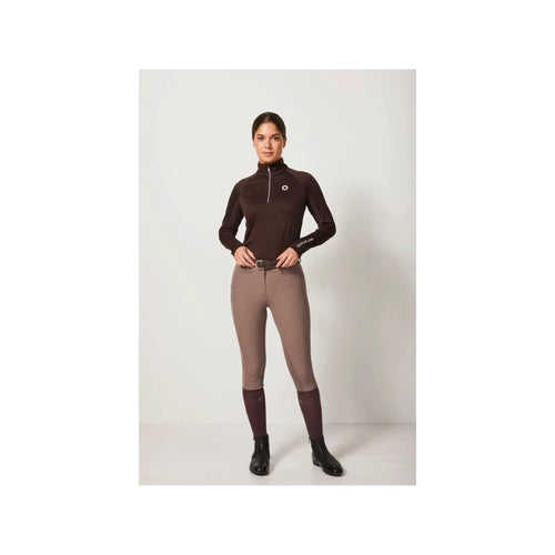 Kingsland Trainingsshirt Damen KLstarla HW22, langarm, brown black coffee - IQ Horse
