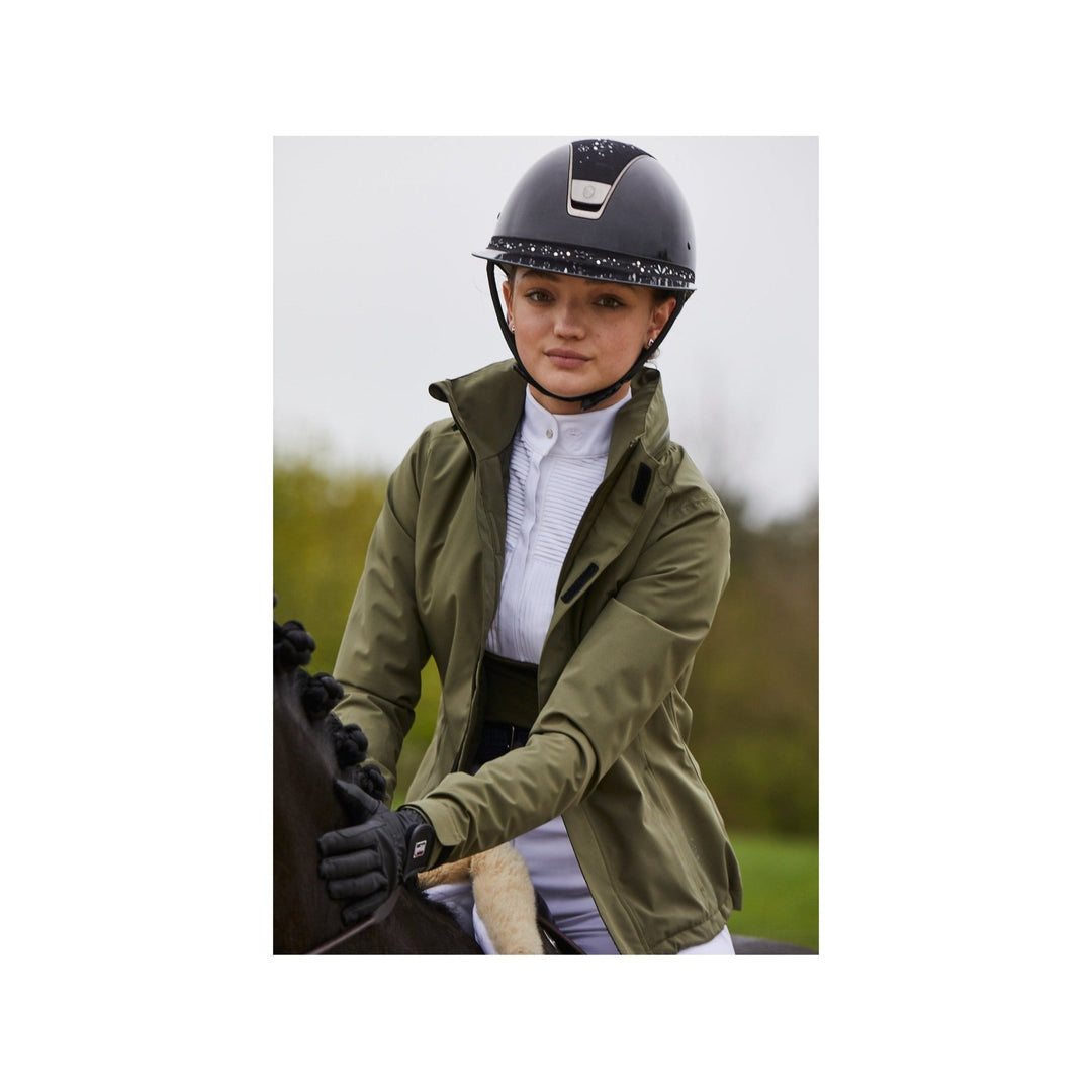 Kingsland KLwinnie Hightech-Regenjacke für Damen, FS2022, Olivgrün - IQ Horse