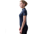 Kingsland KLova recyceltes Trainingsshirt 1/2 Zipper Damen, FS2022, navy - IQ Horse