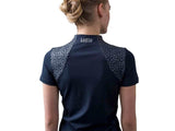 Kingsland KLova recyceltes Trainingsshirt 1/2 Zipper Damen, FS2022, navy - IQ Horse