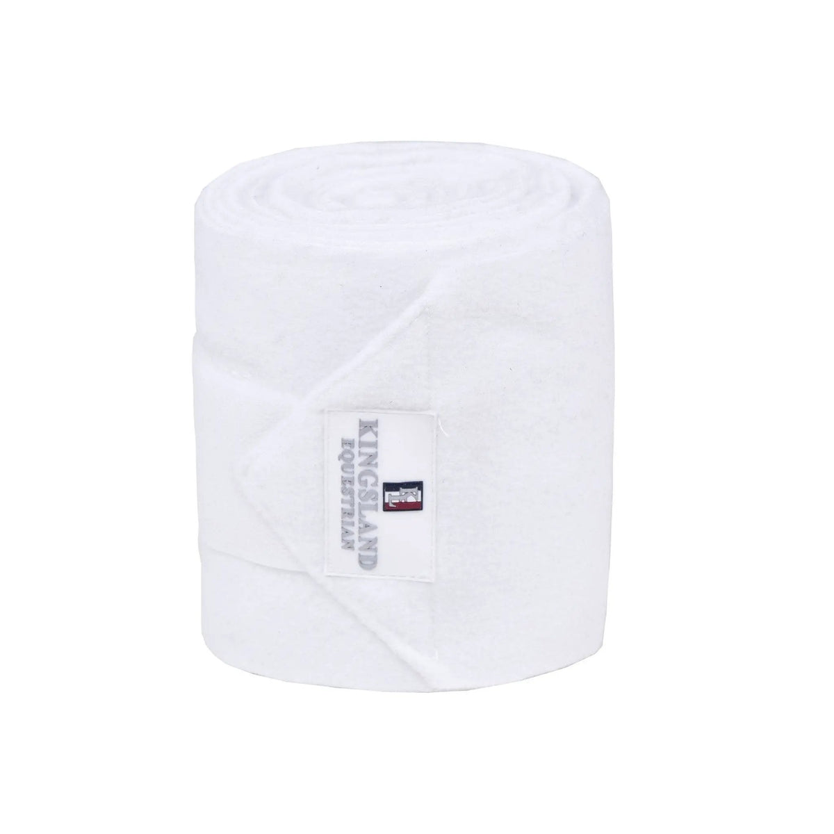 Kingsland Fleece - Bandagen Classic, 2er - Pack, weiß - IQ Horse