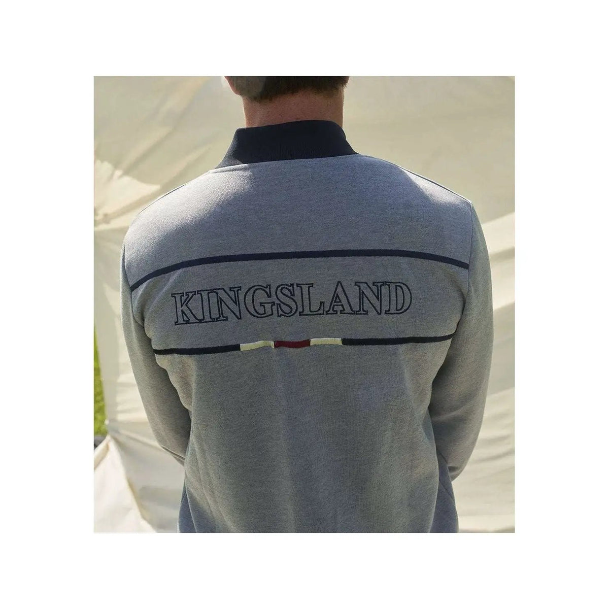 Kingsland Unisex Sweat - Bomberjacke "KLladimir", Grau - IQ Horse
