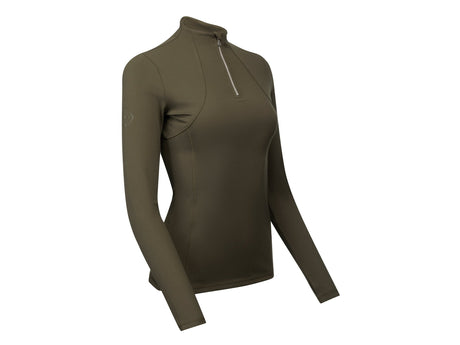 LeMieux Damen Baselayer zipped Neck, Oak - IQ Horse