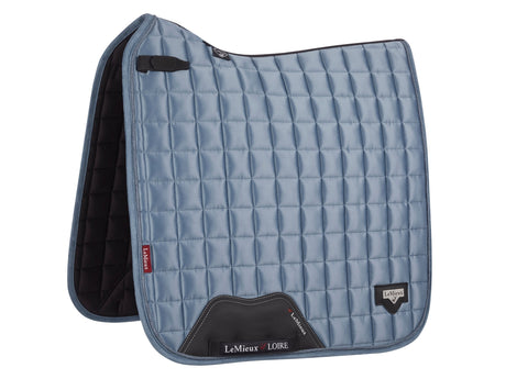 LeMieux Dressurschabracke "Loire klassisch Satin", Ice Blue - IQ Horse