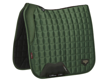 LeMieux Dressurschabracke "Loire Memory Satin", Hunter Green - IQ Horse