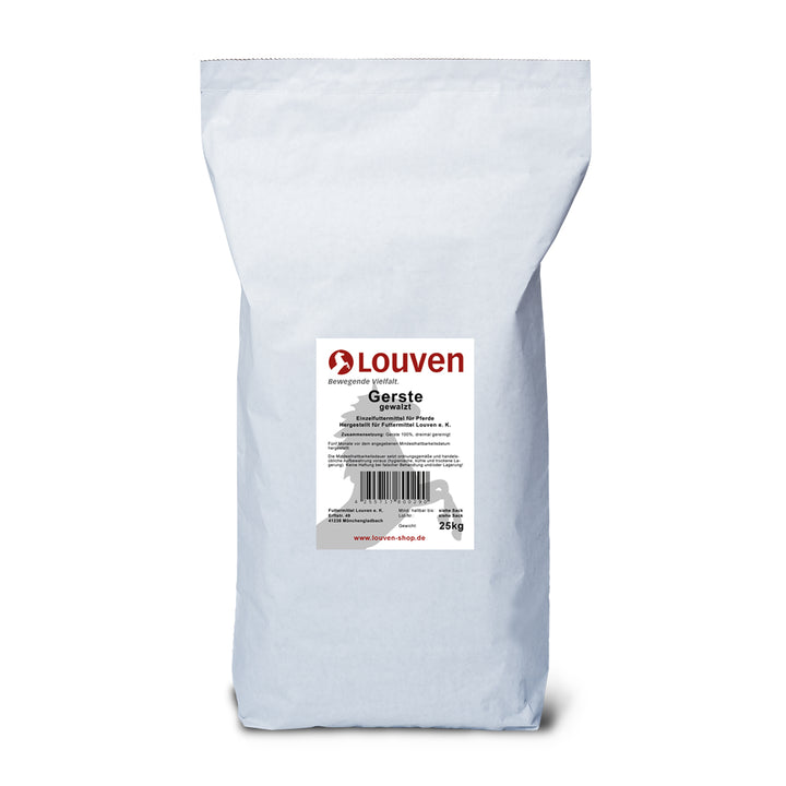 Einzelfutter Gerste – gewalzt, 25 kg