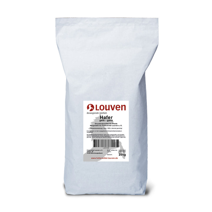 Hafer gelb – ganzes Korn, 25 kg