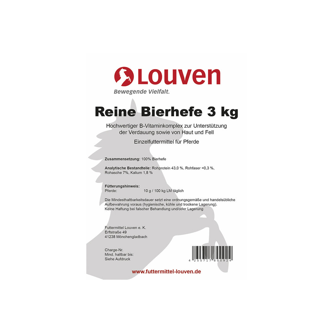 Einzelfutter Reine Bierhefe – 3 kg