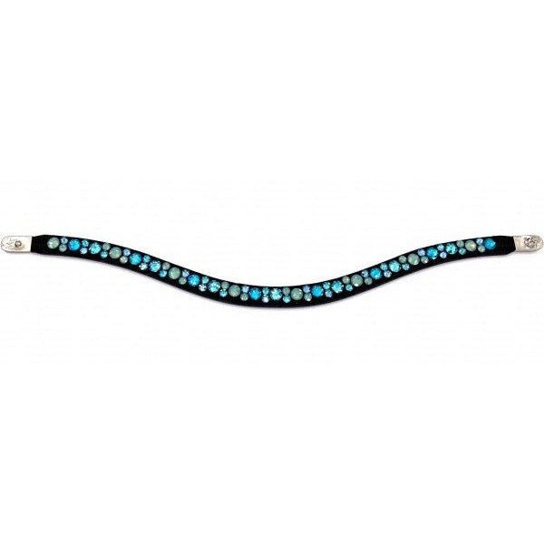 Magic Tack Stirnband Bling Swing caribbean, mixed - IQ Horse