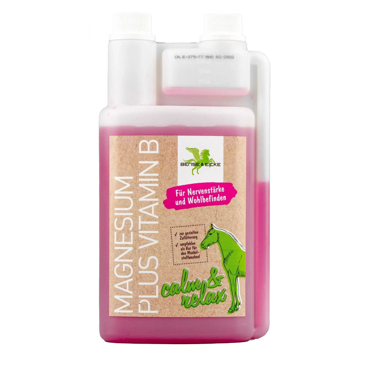 Bense & Eicke Magnesium plus Vitamin B, 1 L - IQ Horse