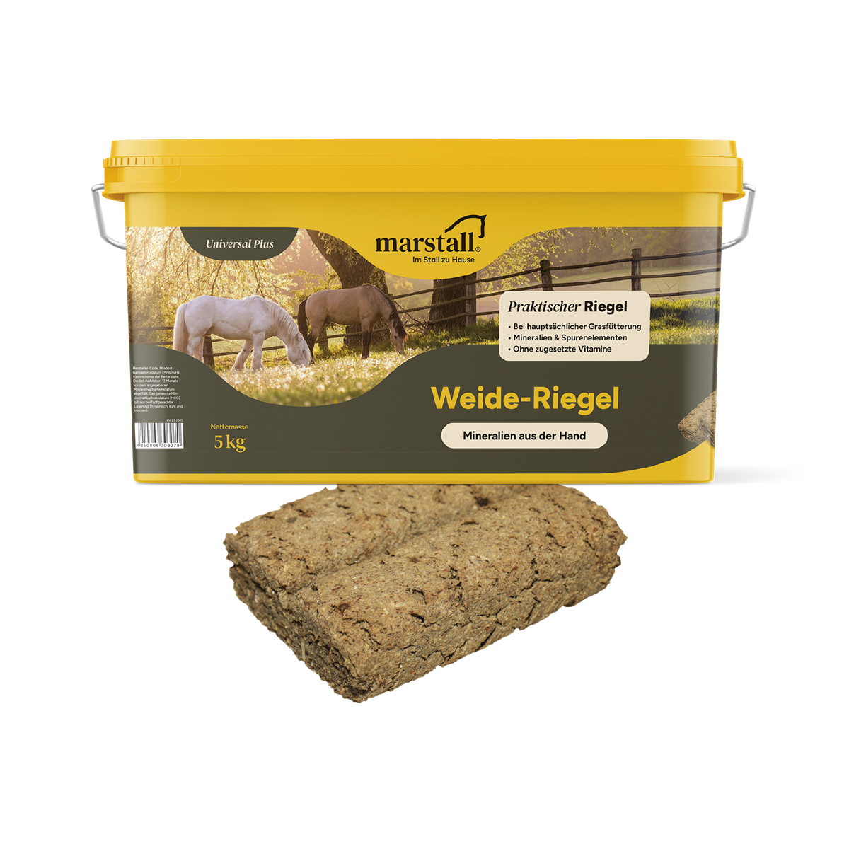 Mineralfutter Weide-Riegel – ohne Vitamine