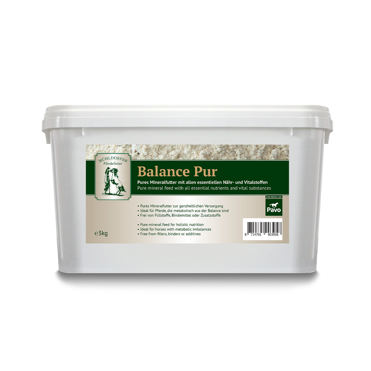 Mineralfutter Balance Pur – ohne Zucker, 3 kg