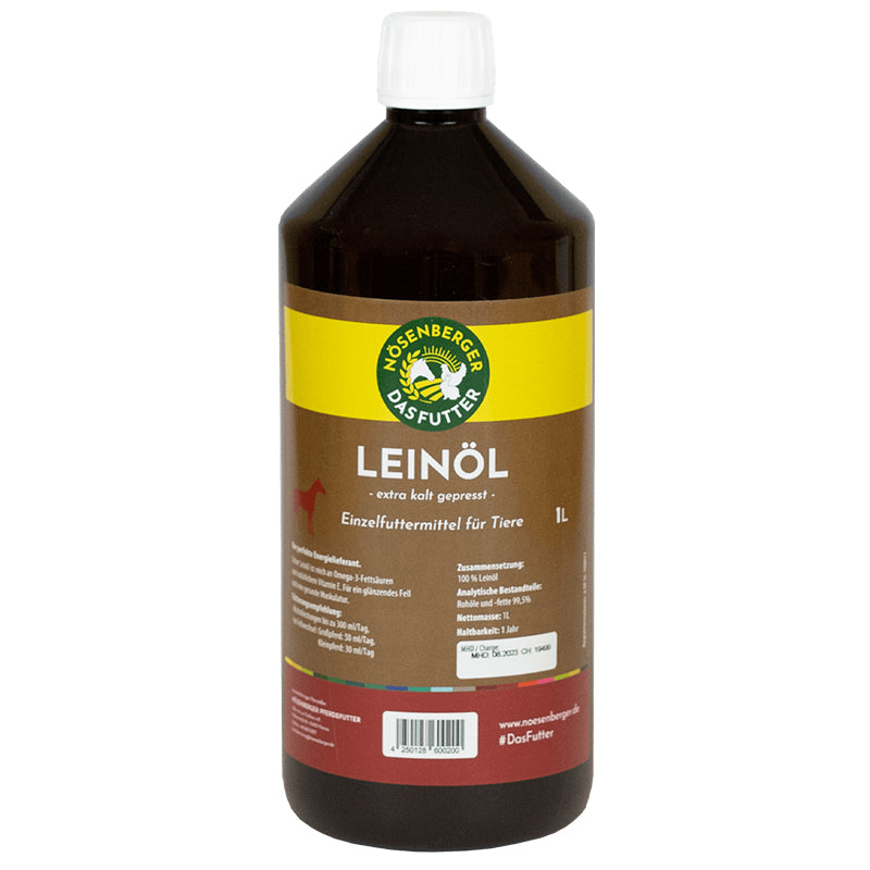 Leinöl – kalt gepresst, 1 l