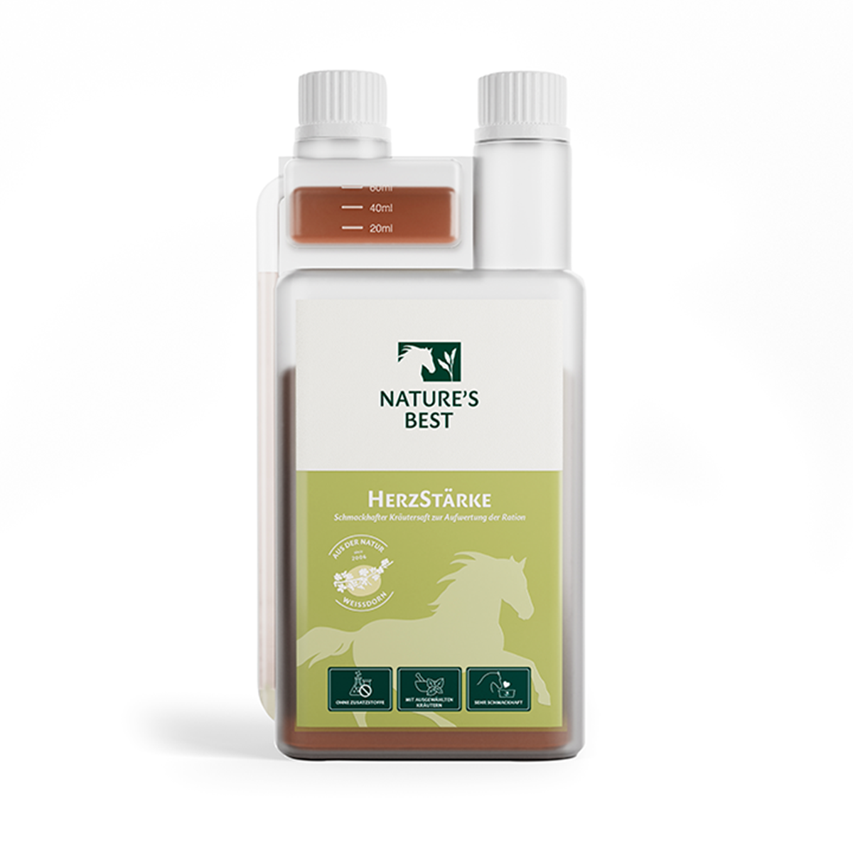 Kräutersaft HerzStärke – Weißdorn, 1 l