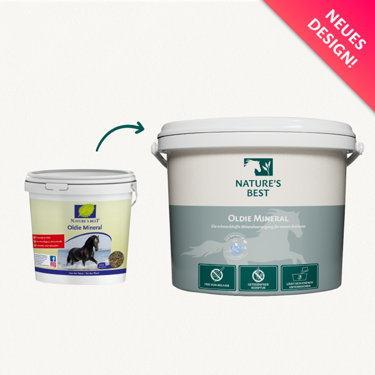 Mineralfutter Oldie Mineral – für ältere Pferde, 3 kg