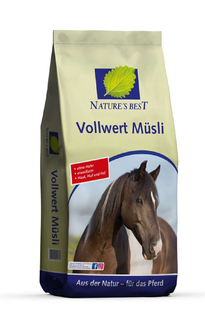 Vollwert Müsli – für Leichtfuttrige, 15 kg