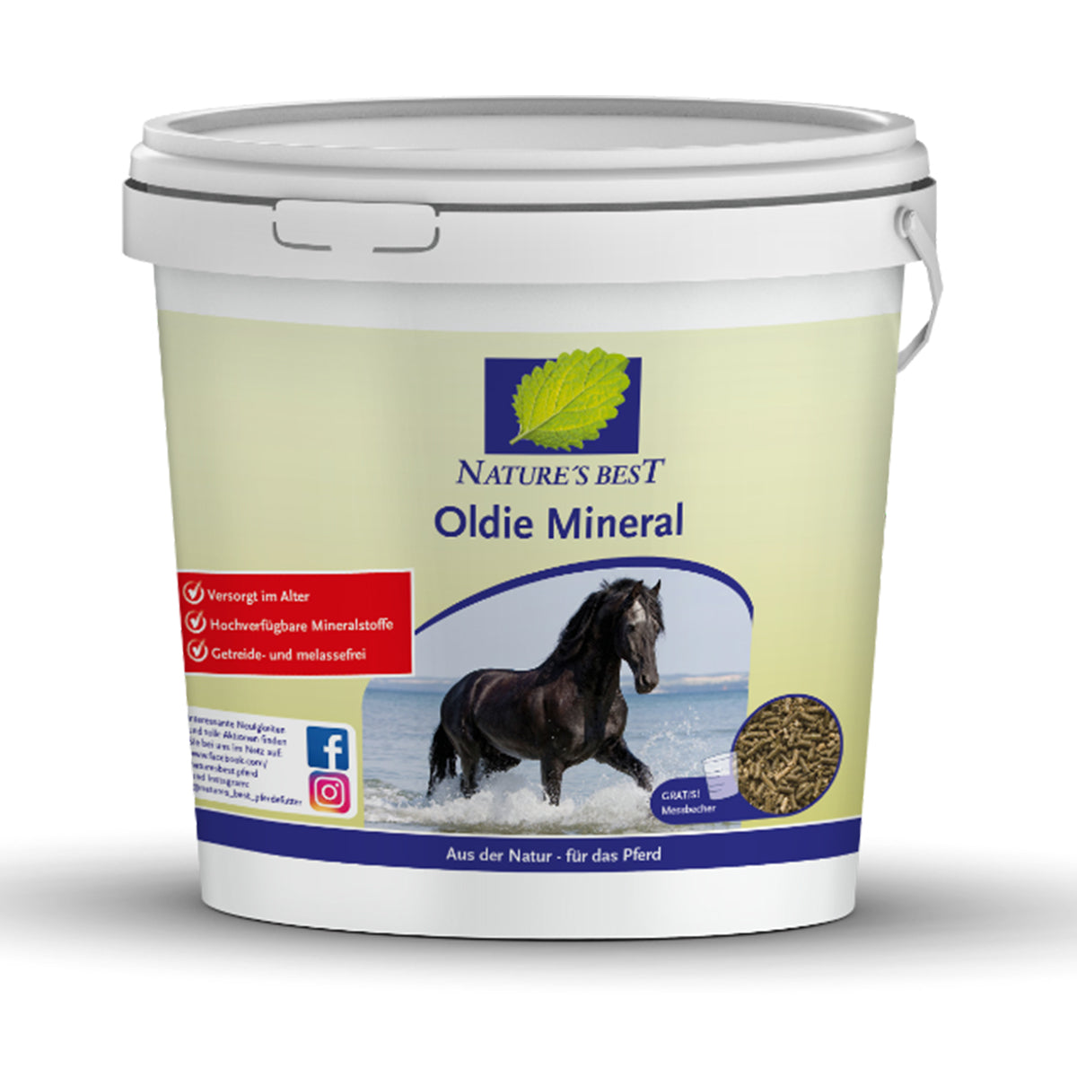 Mineralfutter Oldie Mineral – für ältere Pferde, 3 kg