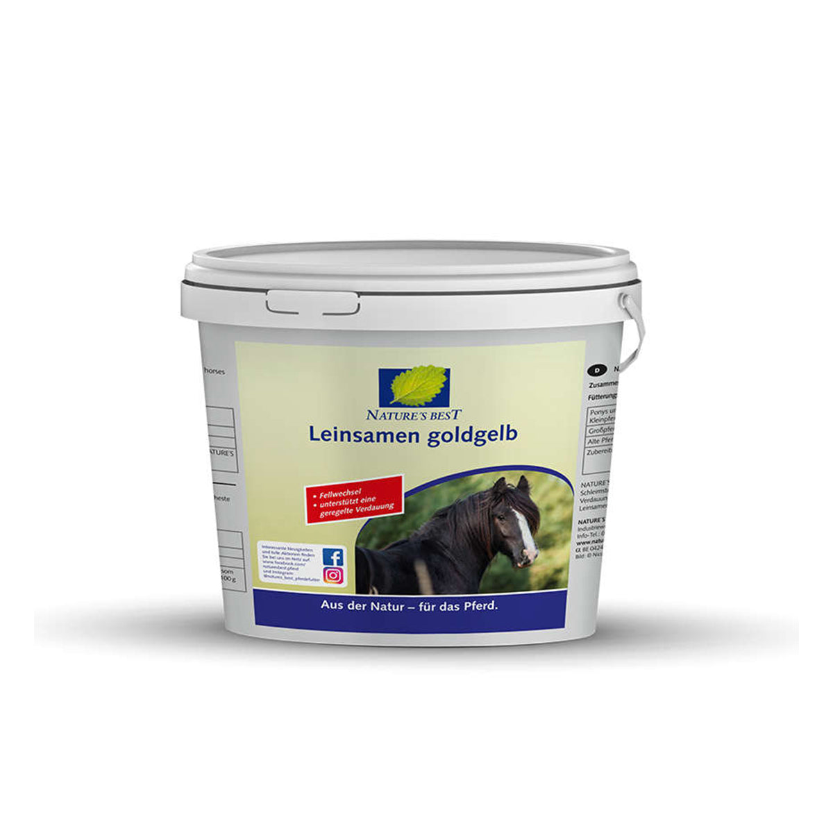 Leinsamen goldgelb – Einzelfutter, 1,3 kg