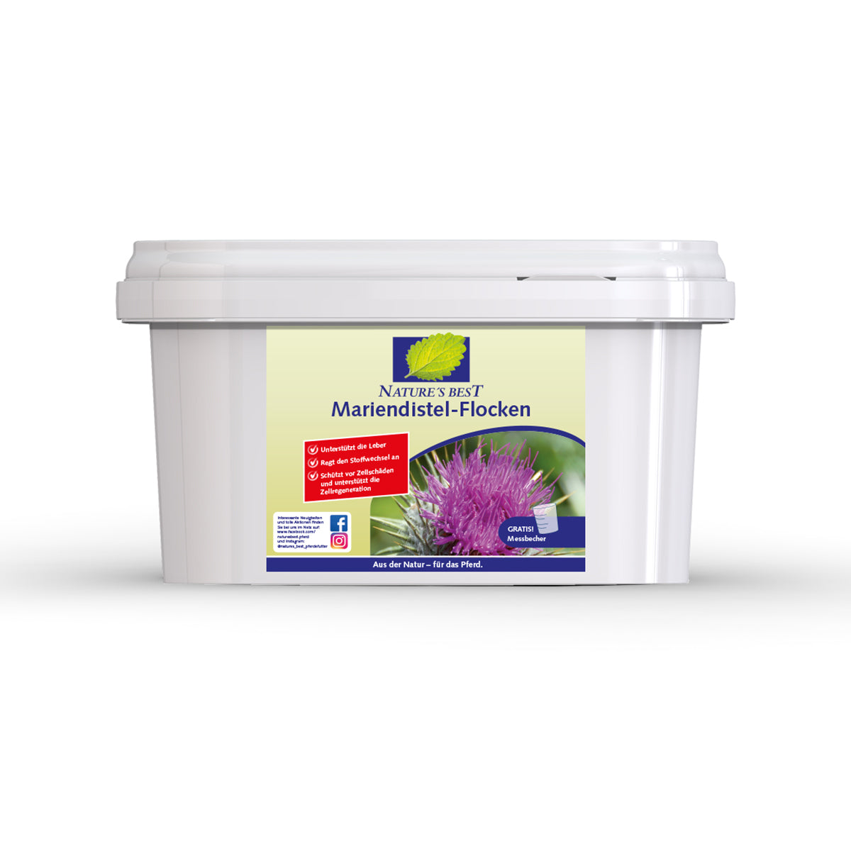 Mariendistel-Flocken – kaltgepresst, 2 kg