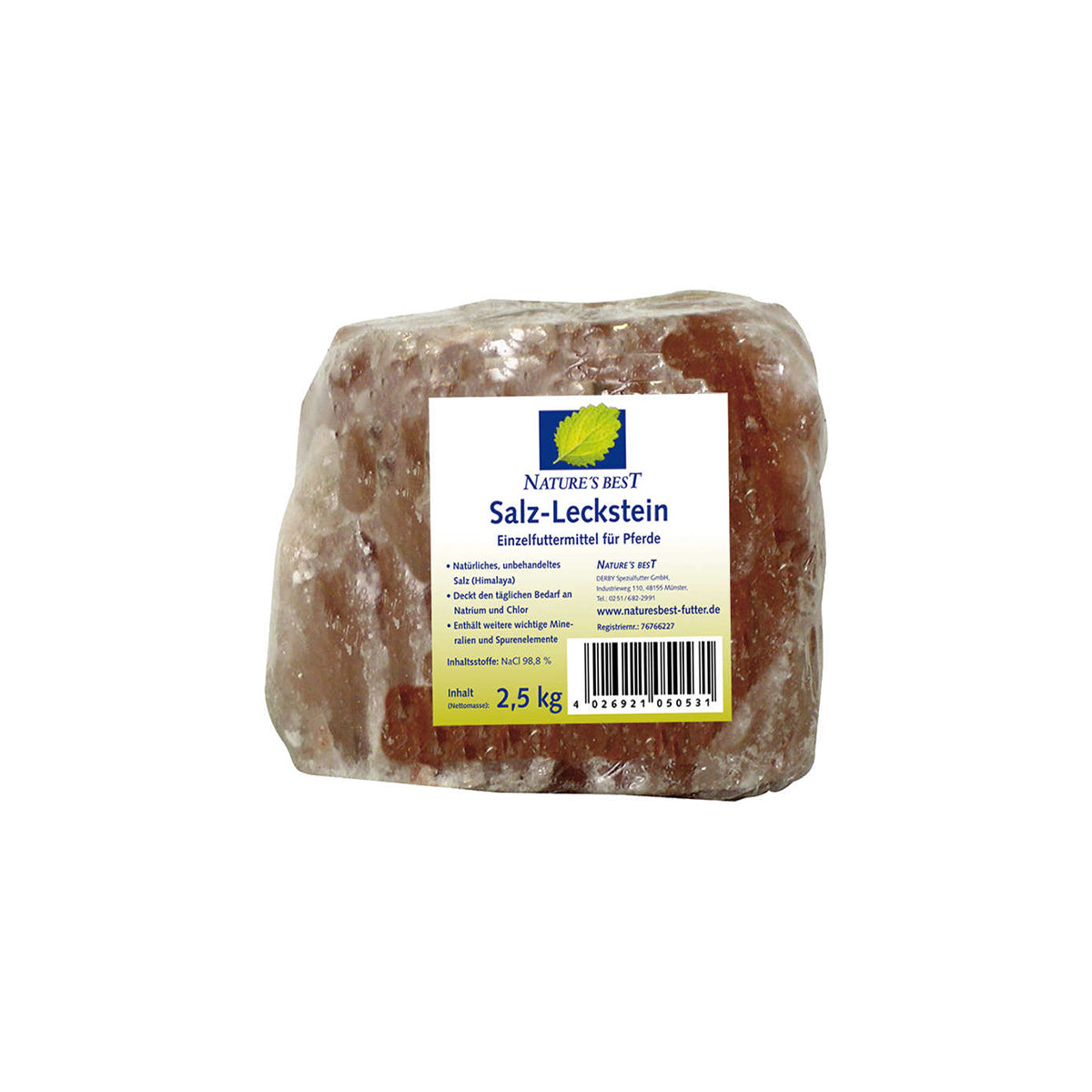 Salz-Leckstein Himalaya – mit Kordel