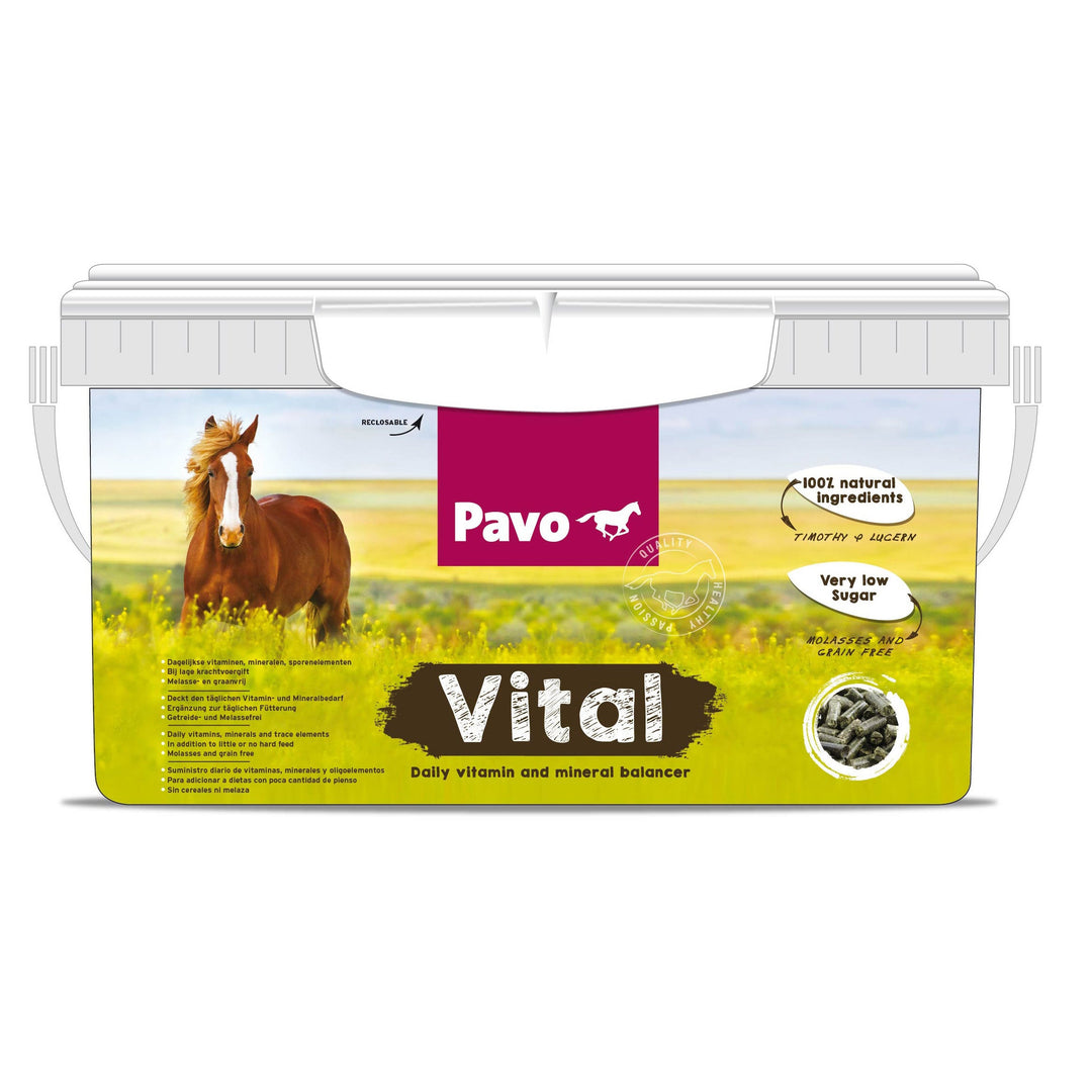 Pavo - Vital - Getreide- und melassefreies Mineralfutter