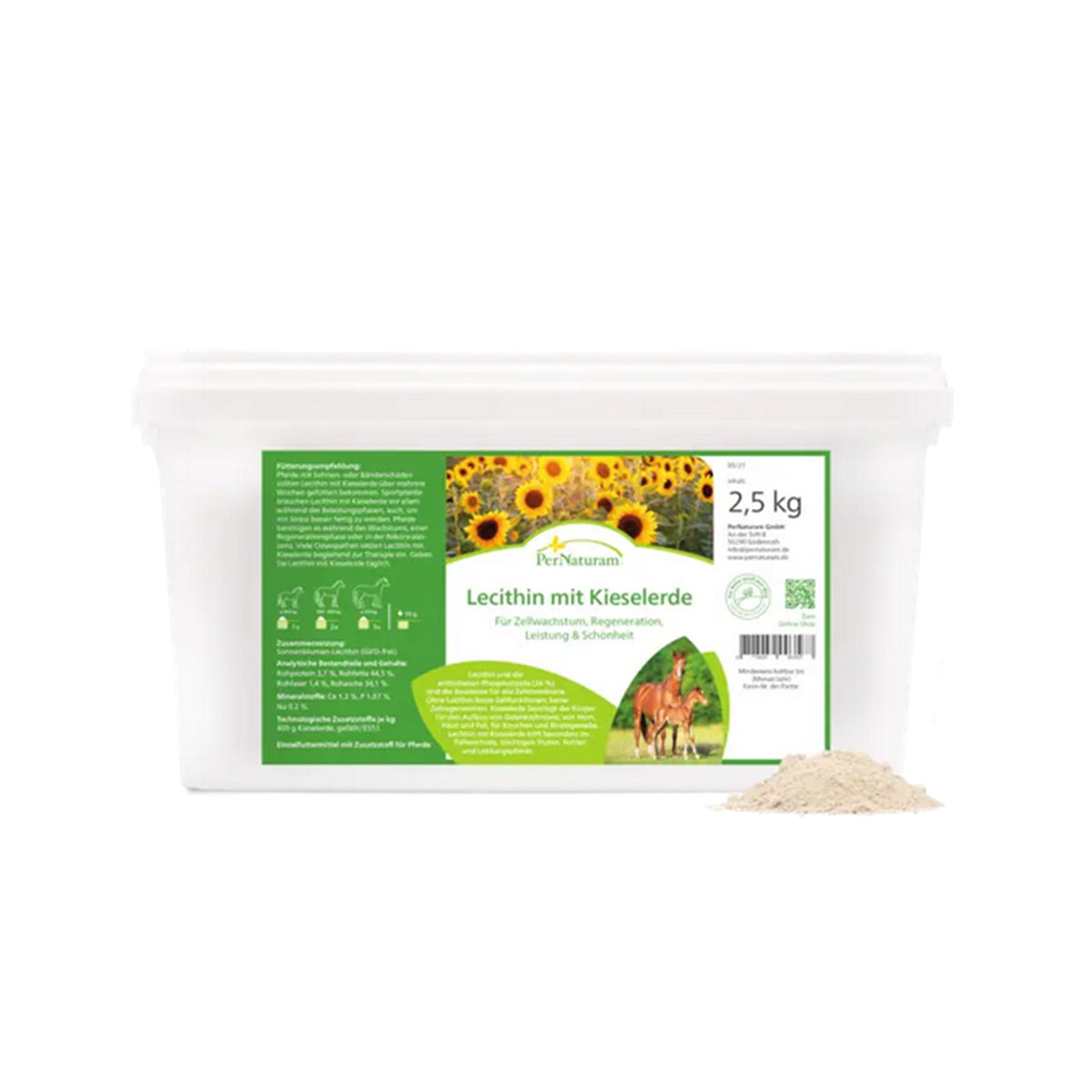 Ergänzungsfutter Lecithin Kieselerde – 2,5 kg