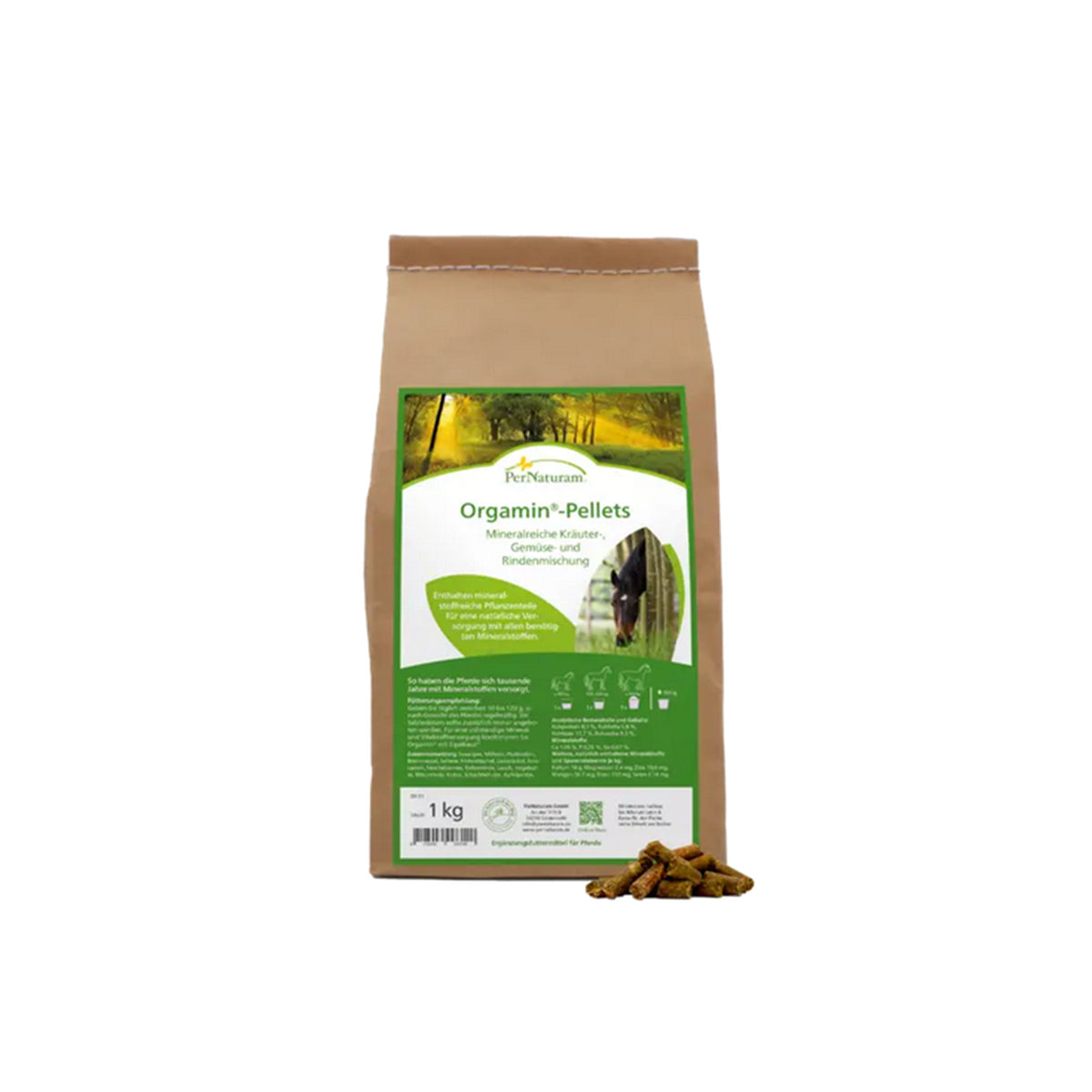 Kräutermineral Orgamin-Pellets – 1 kg
