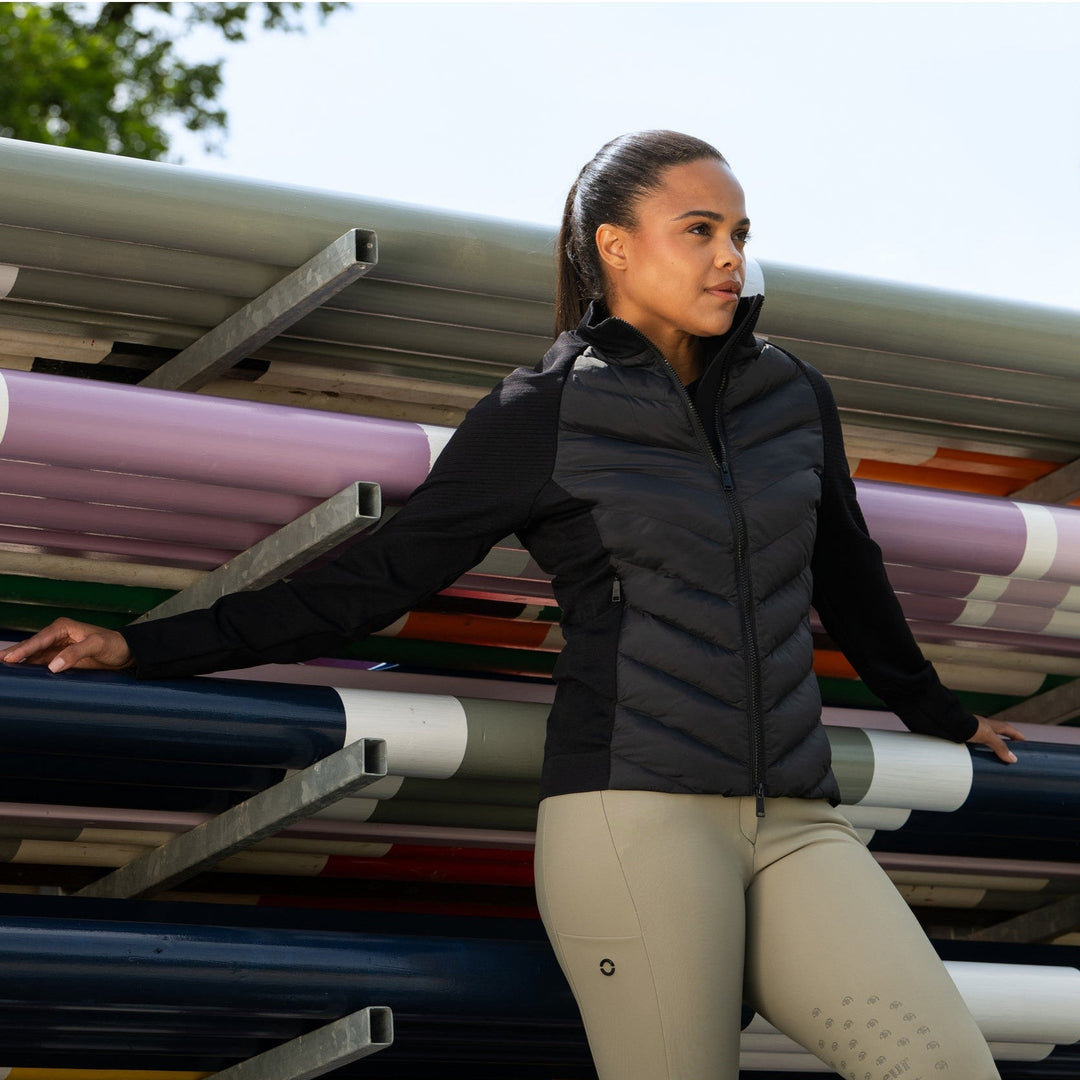 PIKEUR HYBRID JACKET 7049 ATHLEISURE 2025, Schwarz - IQ Horse