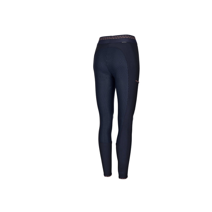 PIKEUR Reithose JULI ATHLEISURE Grip Ganzbesatz, Dunkelblau - IQ Horse