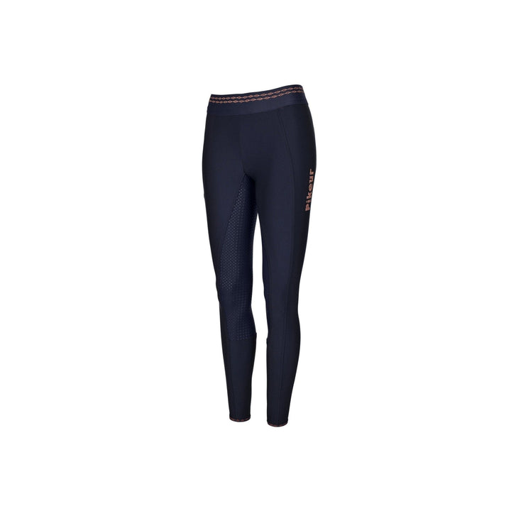 PIKEUR Reithose JULI ATHLEISURE Grip Ganzbesatz, Dunkelblau - IQ Horse