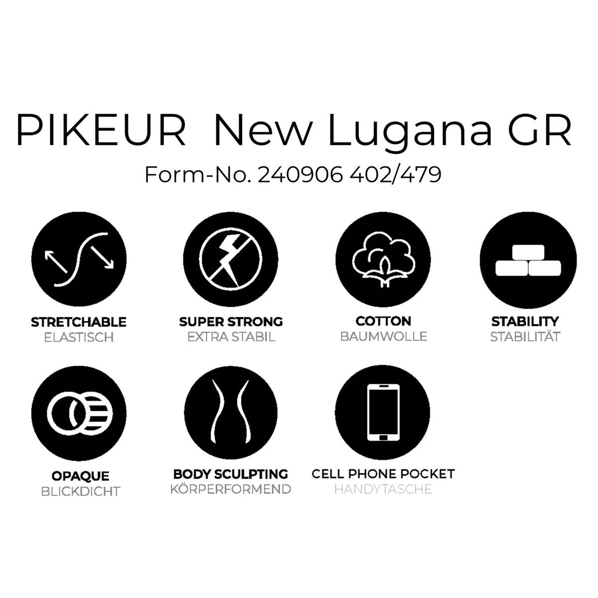 Pikeur NEW LUGANA GR 0906 MIDWAIST, nightblue - IQ Horse