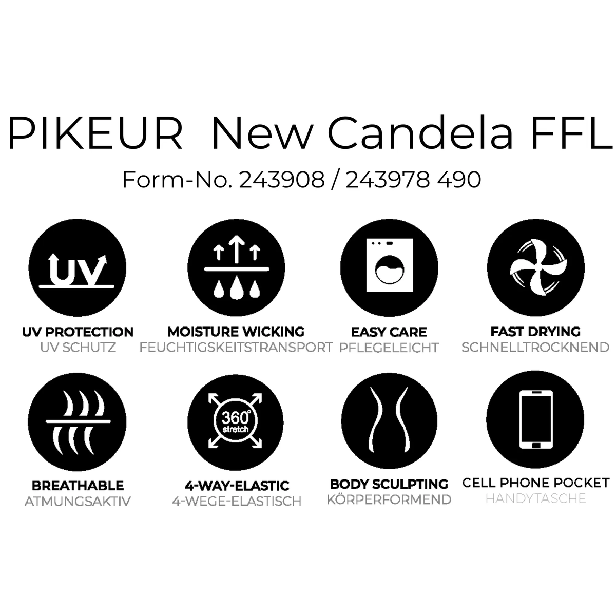 Pikeur NEW CANDELA FFL 3978 Highwaist, weiß - IQ Horse