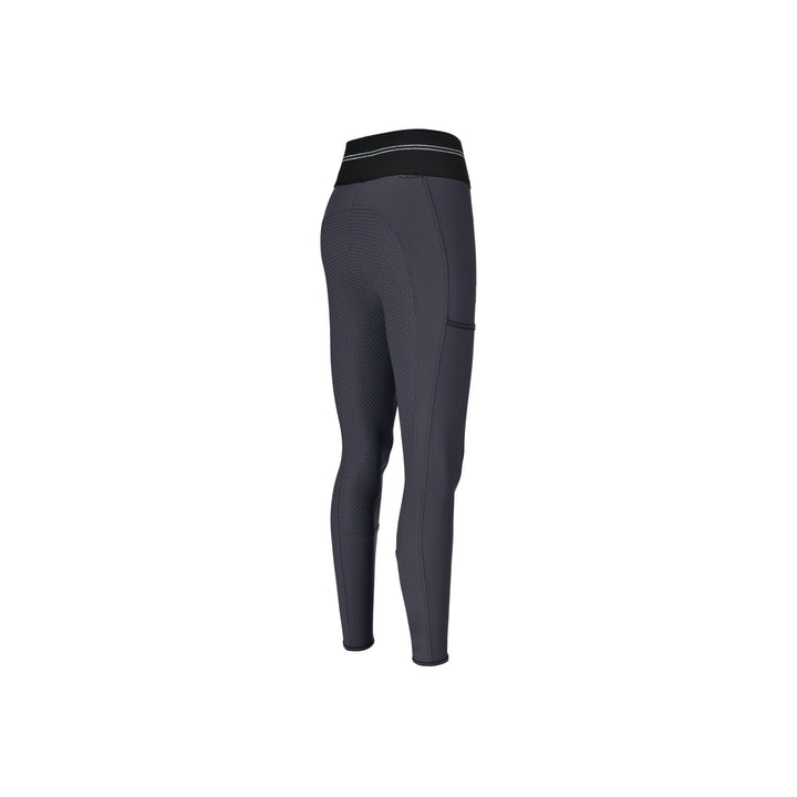 PIKEUR Reithose GIA ATHLEISURE Grip Ganzbesatz, Dark Shadow - IQ Horse
