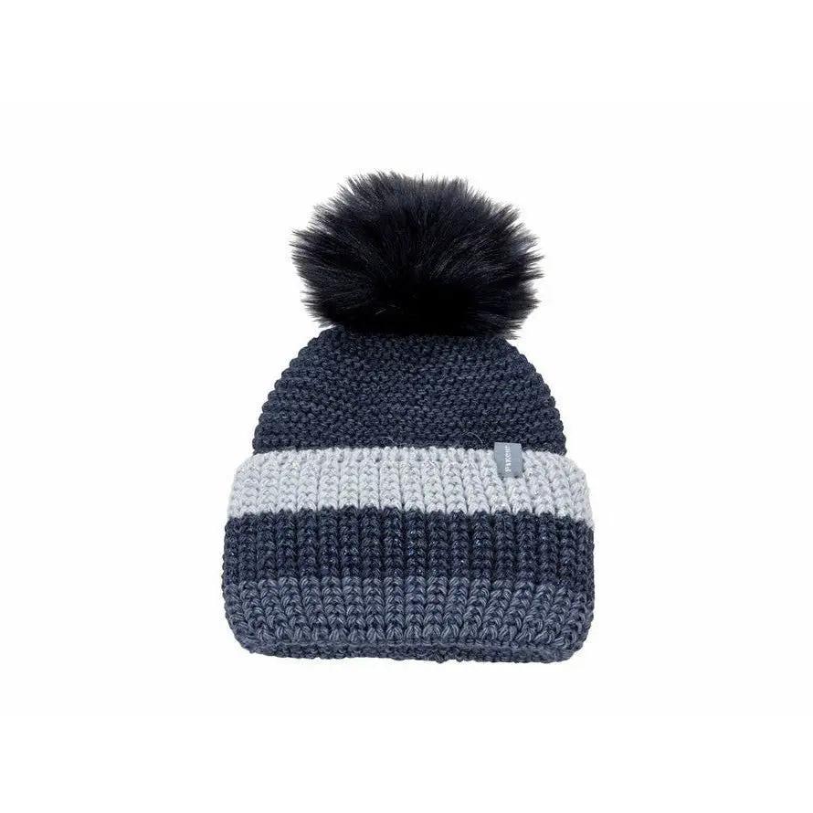 Pikeur MUETZE mit Krempe 3 farbig navy/dove blue/raingrey - IQ Horse