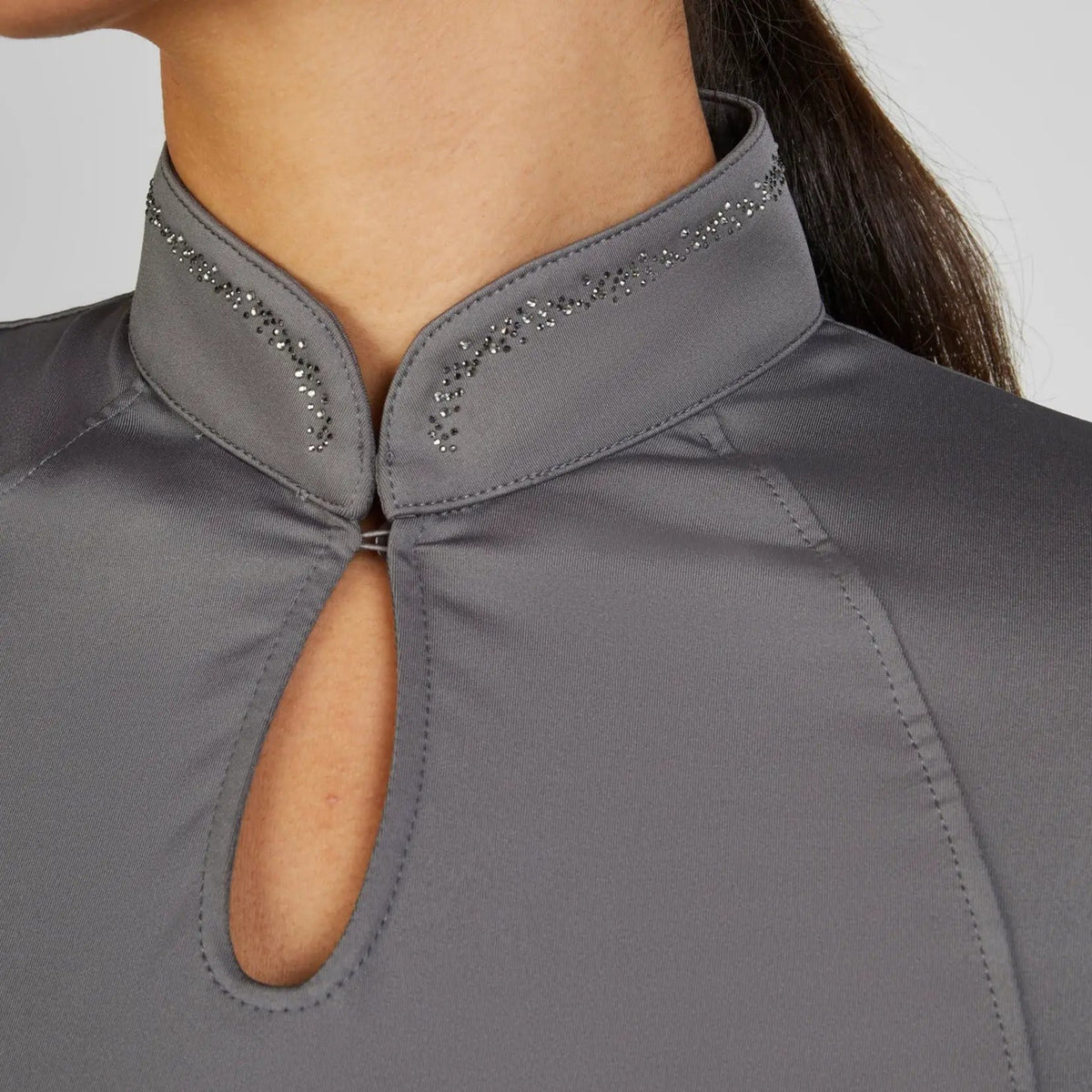 Pikeur BUTTON SHIRT 7210 Selection, mystic grey - IQ Horse