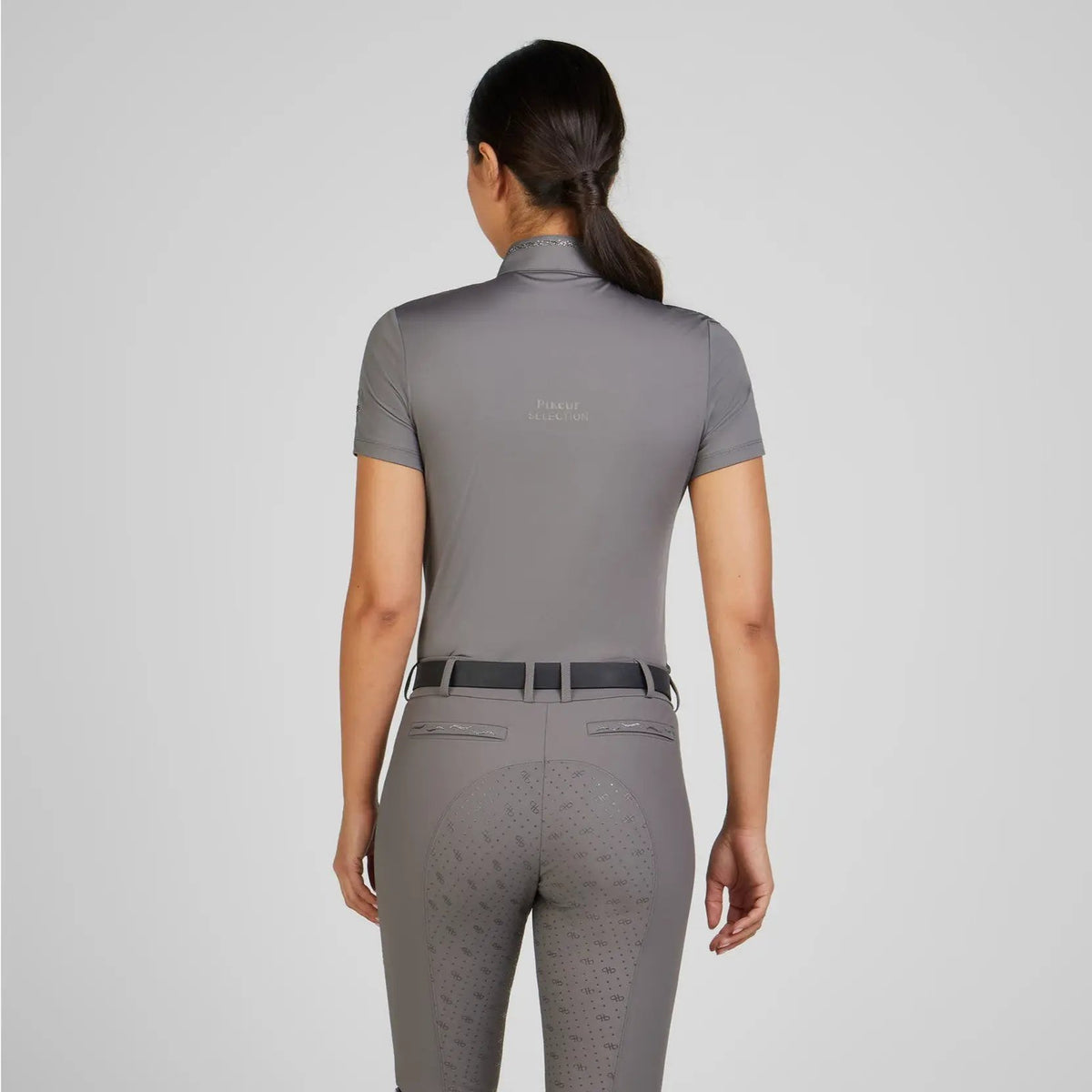 Pikeur BUTTON SHIRT 7210 Selection, mystic grey - IQ Horse