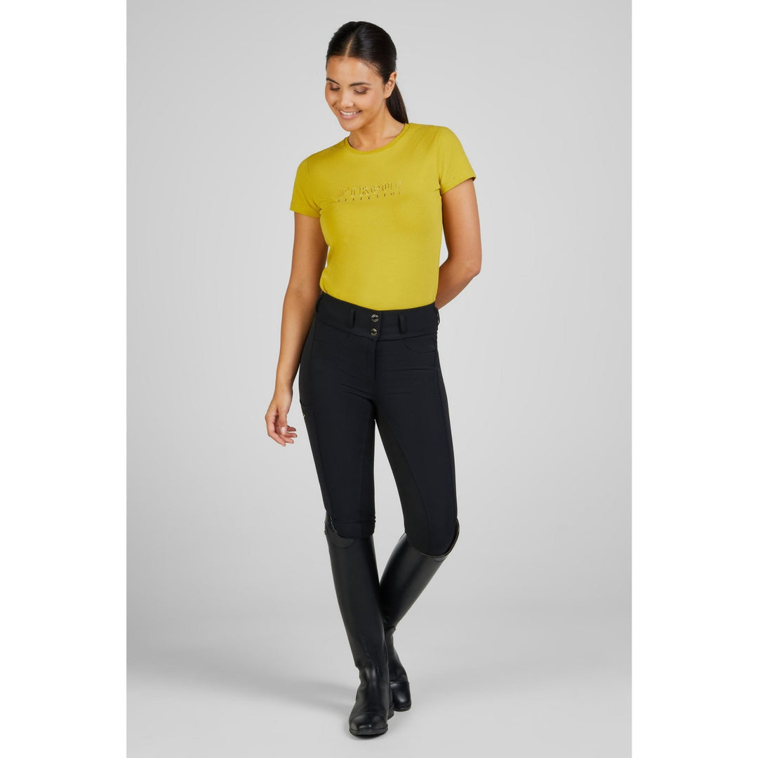 Pikeur ROUNDNECK SHIRT 7213 SELECTION, golden olive - IQ Horse