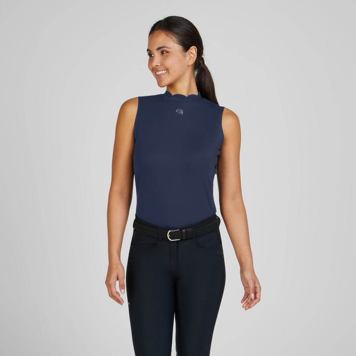 Pikeur Seamless Top 7217 Athleisure, Navy - IQ Horse