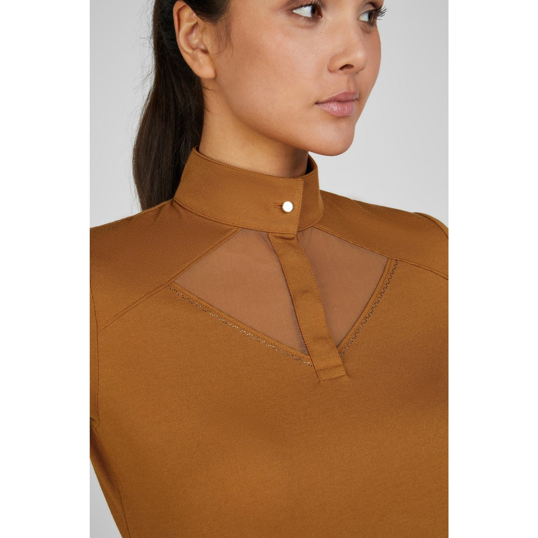 Pikeur PIQUE SHIRT 7230 SPORTS 25, golden caramel - IQ Horse