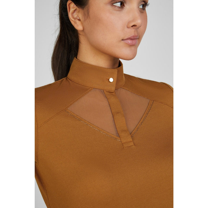 Pikeur PIQUE SHIRT 7230 SPORTS 25, golden caramel - IQ Horse