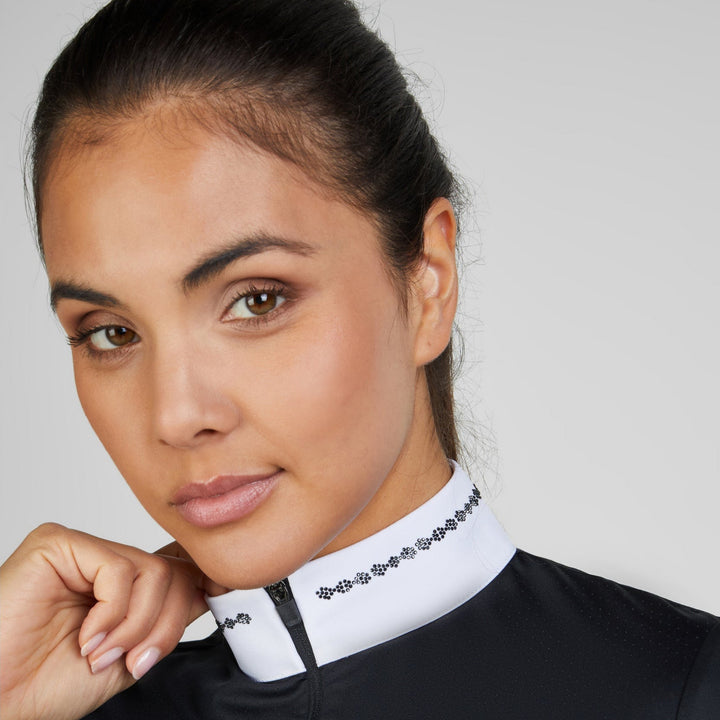 PIKEUR COMPETITION STRASS SHIRT 7310 Sports, Schwarz - IQ Horse