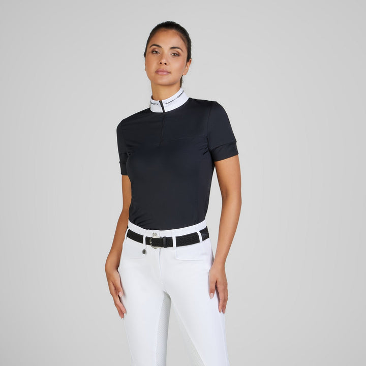 PIKEUR COMPETITION STRASS SHIRT 7310 Sports, Schwarz - IQ Horse