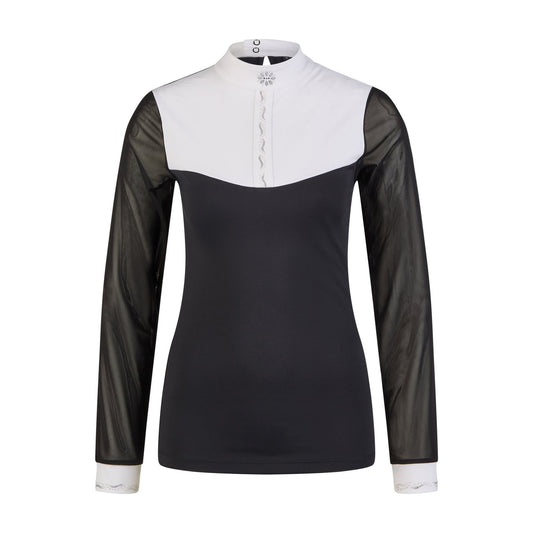 Pikeur COMPETITION BLOUSE 7314 Selection, Schwarz - IQ Horse