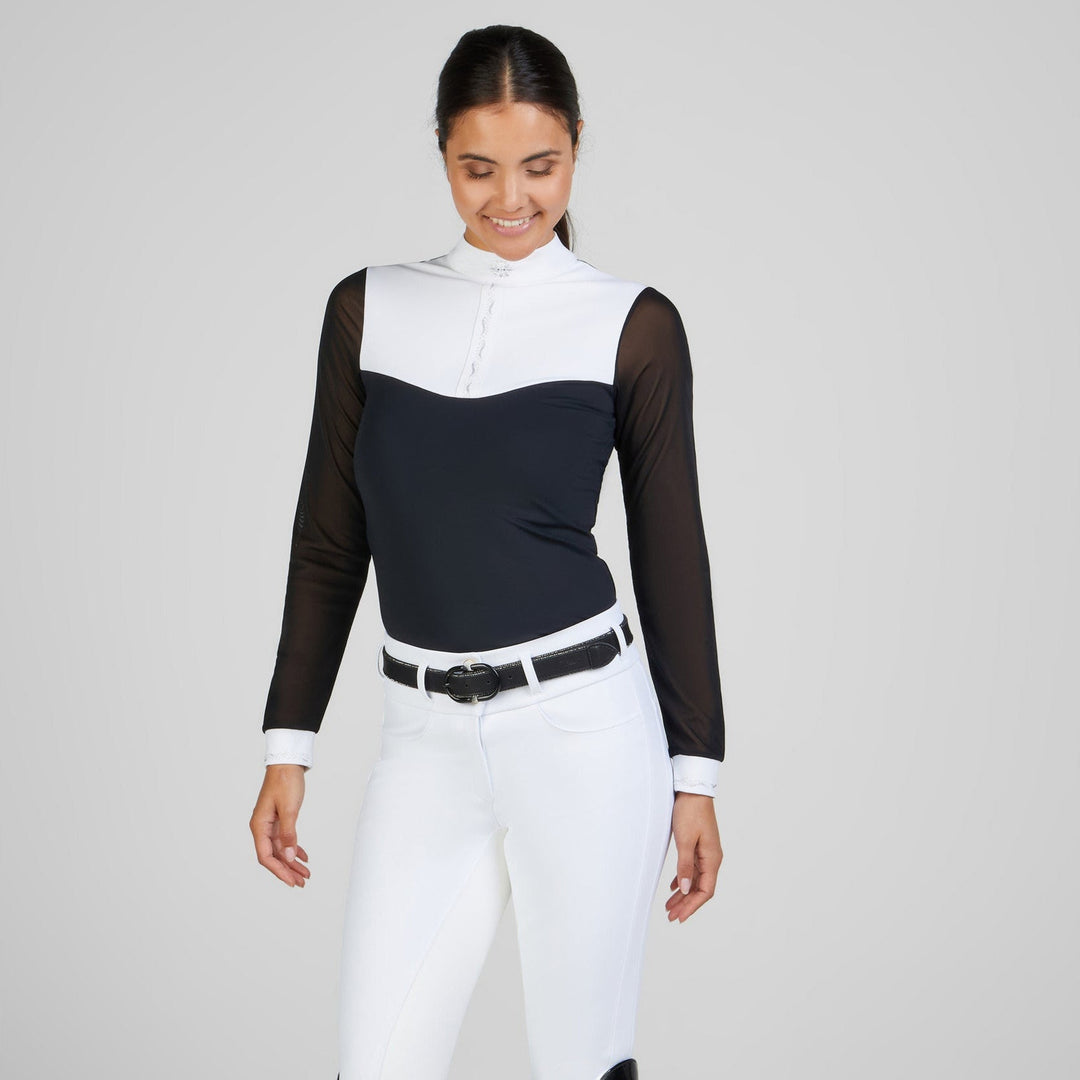 Pikeur COMPETITION BLOUSE 7314 Selection, Schwarz - IQ Horse