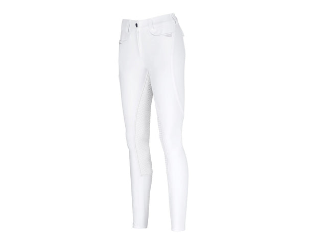 PIKEUR Reithose LAURE Ganzbesatz, White - IQ Horse