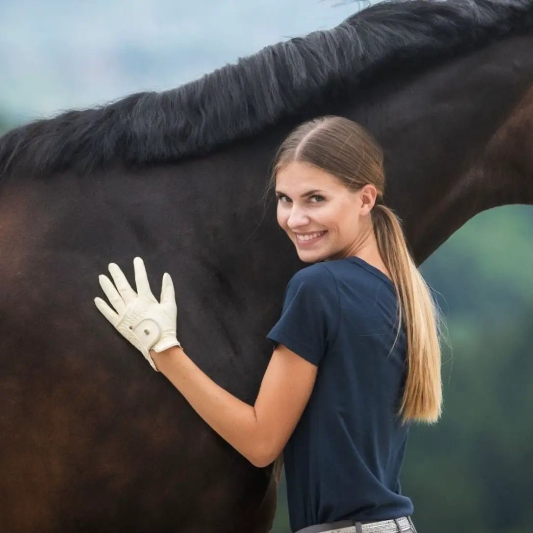 Roeckl Reithandschuh ROECK - GRIP, weiß - IQ Horse